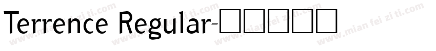 Terrence Regular字体转换